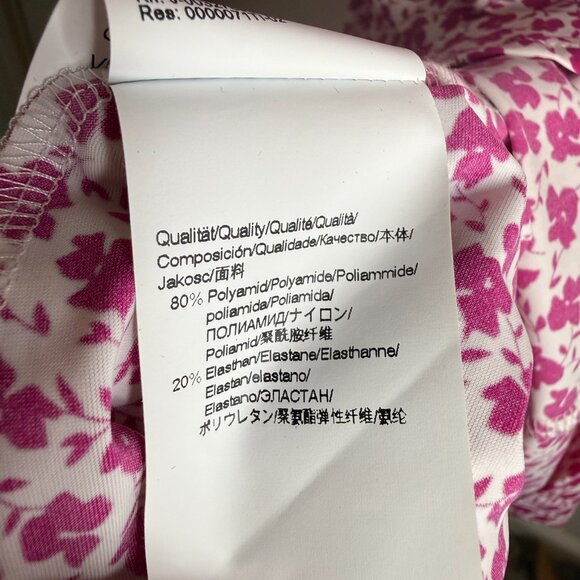 BOSS Hugo Boss Slim Fit Floral Dress Shirt Pink White Long Sleeve Size XL - Picture 8 of 8